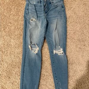 Distressed American Eagle Jeans